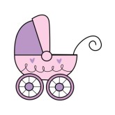Baby Carriage Clipart Image Blue Baby Carriage   Montanaesgr