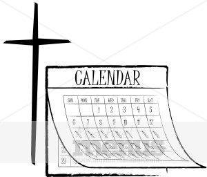 Calendar Clipart Rachel Barrett Created The Christian Calendar Design