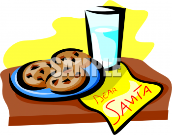 Chocolate Chip Cookies For Santa Clipart Image   Foodclipart Com