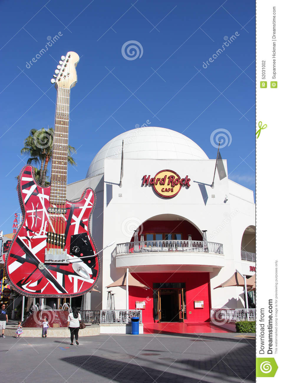 Hard Rock Cafe At Universal Citywalk Hollywood Editorial Photography