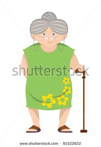 Old Lady Woman Stick Stock Photos Images   Pictures   Shutterstock