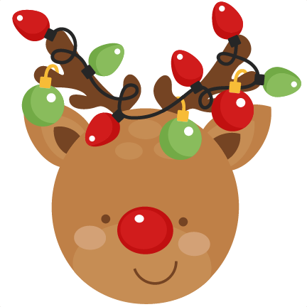 Reindeer Christmas Svg Scrapbook Cut File Cute Clipart Files For