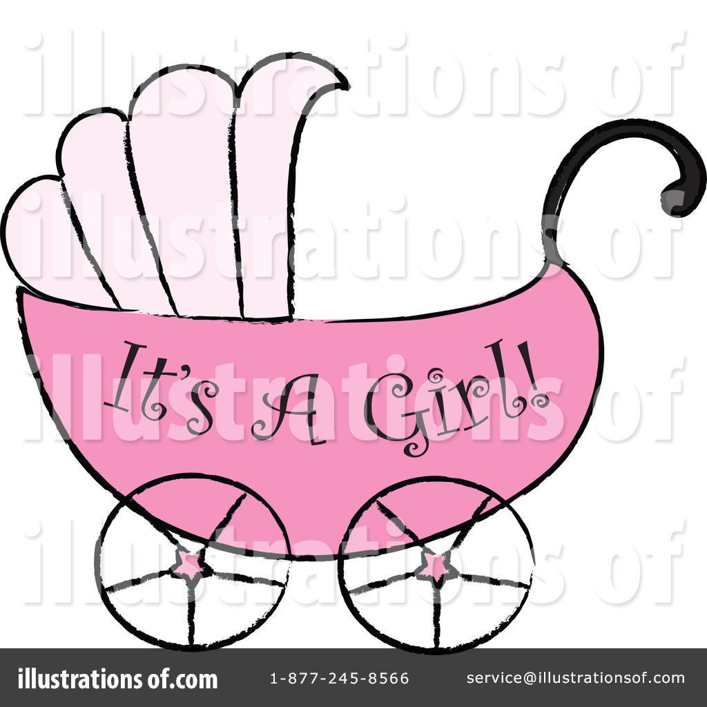Royalty Free  Rf  Baby Carriage Clipart Illustration By Pams Clipart
