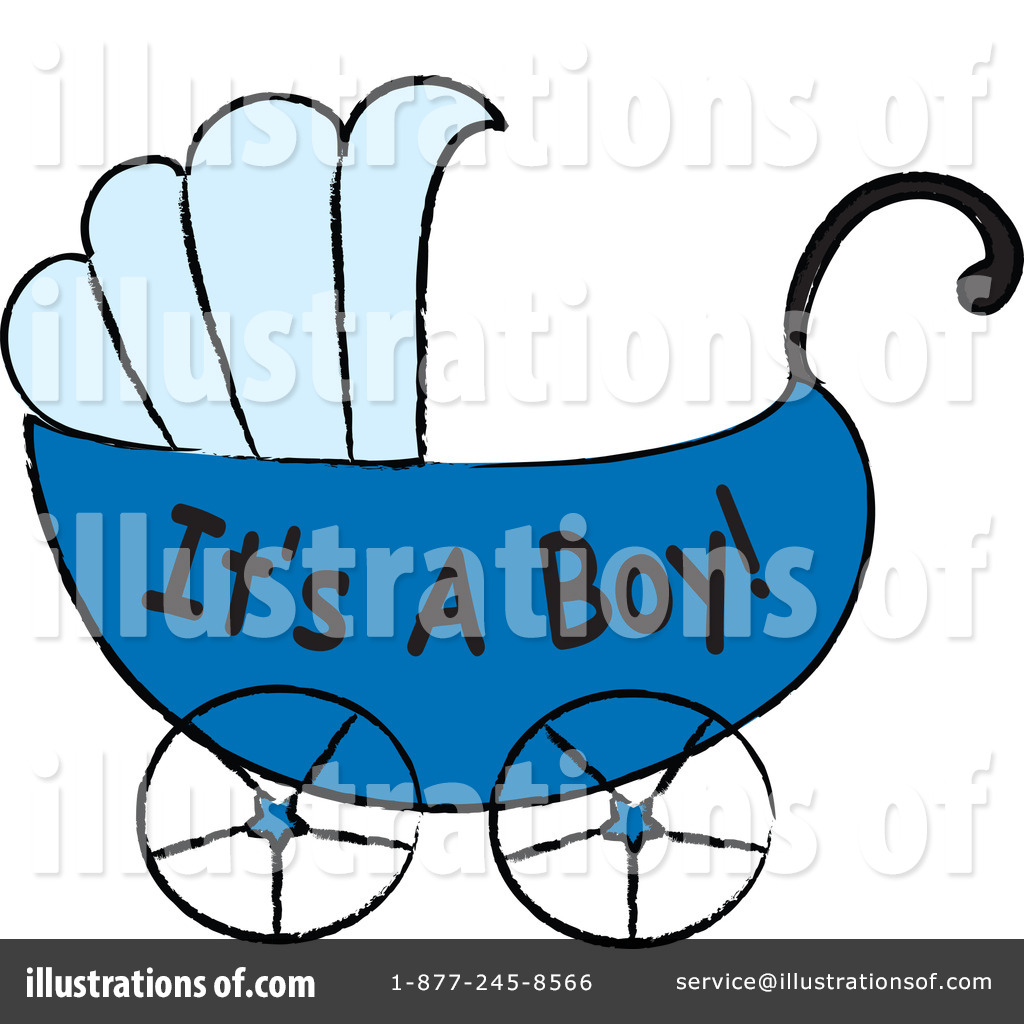 Royalty Free  Rf  Baby Carriage Clipart Illustration By Pams Clipart