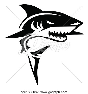 Shark Bite Clip Art Shark Vector Illustration