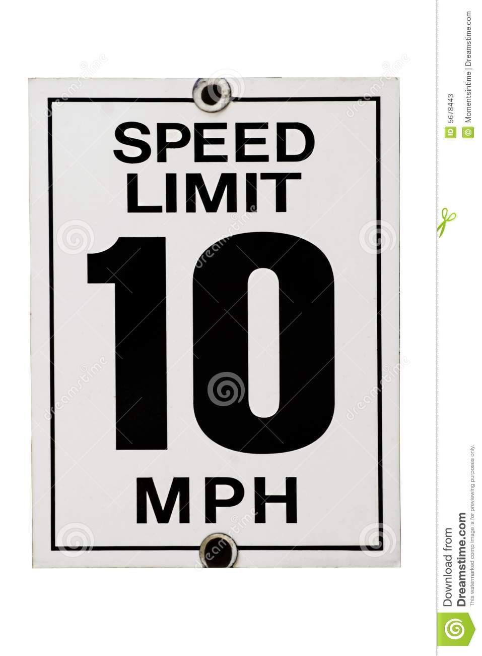 Speed Limit Stock Photos   Image  5678443