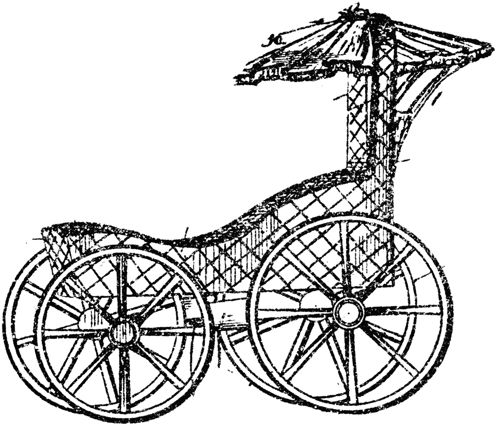 Toy Baby Carriage   Clipart Etc