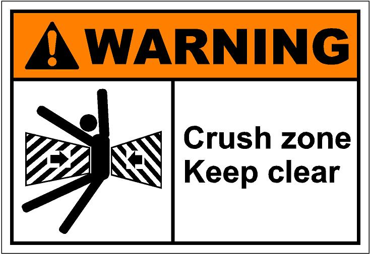Warnh020   Crush Zone Keep Clear Eps