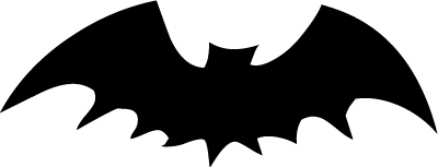 Black Halloween Bat Clip Art