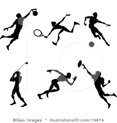 Copyright Free Clipart Royalty Free Sports Clipart Illustration 19874