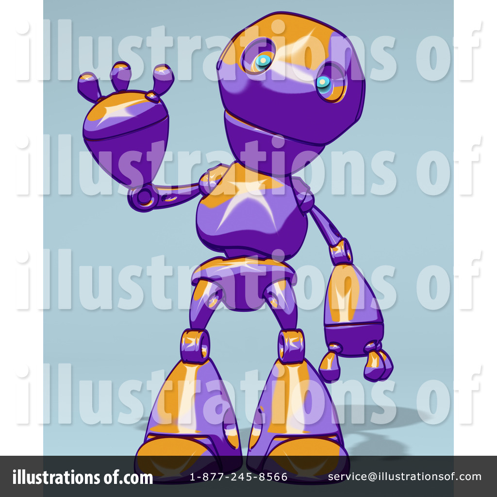 Free Rf Robot Clipart Illustration By Julos Stock Sample