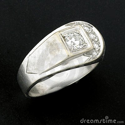 Men S Diamond Ring Editorial Photo   Image  8678286