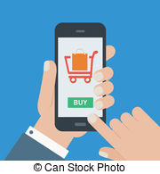 Mobile Commerce Illustrations And Clipart