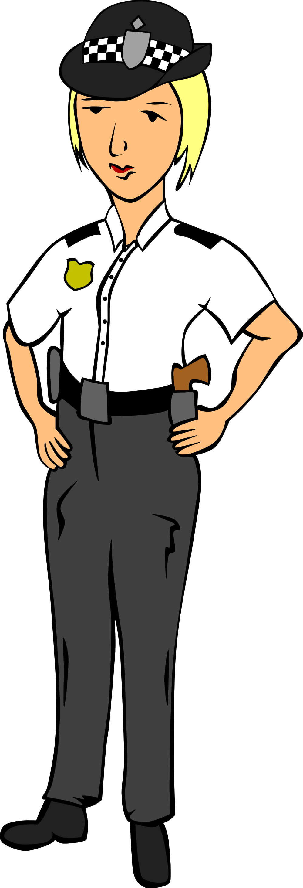 Police Officer Clipart Black And White   Clipart Panda   Free Clipart    