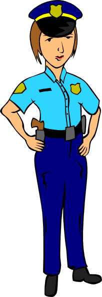 Police Officer Clipart Black And White   Clipart Panda   Free Clipart    