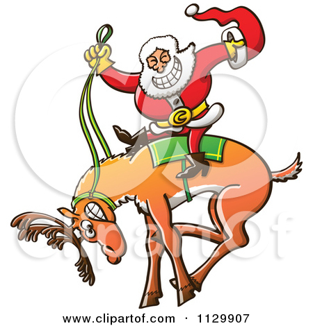 Red Santa Christmas Avatar   Royalty Free Vector Clipart By Zooco