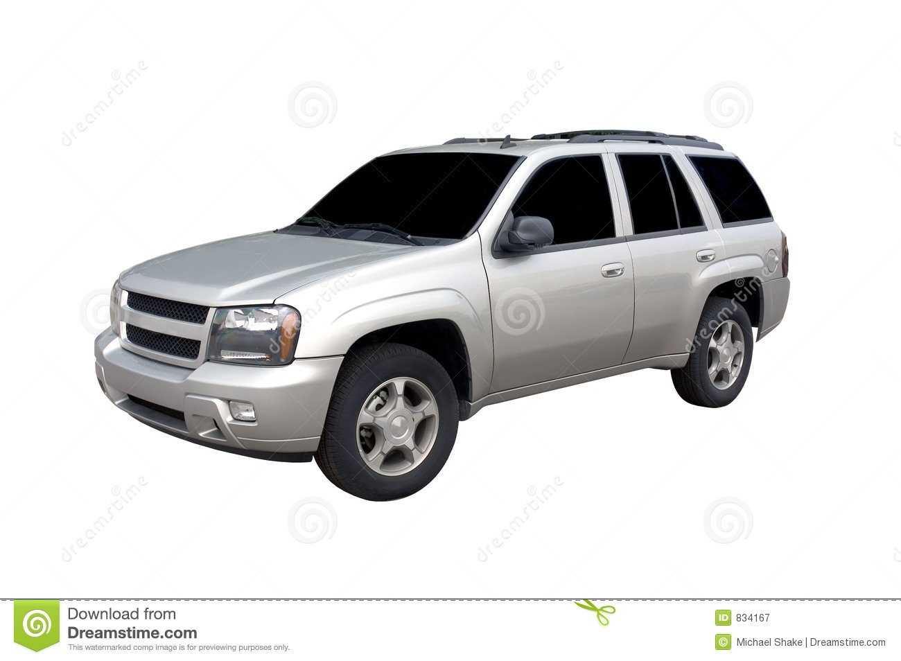 Silver Car Clipart Silver Suv Isolated On White