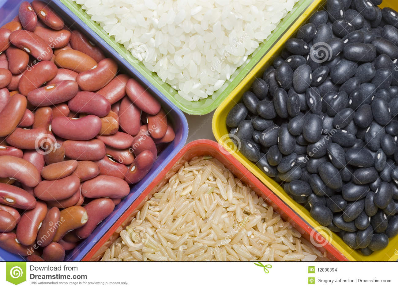 Beans And Rice  Stock Images   Image  12880894