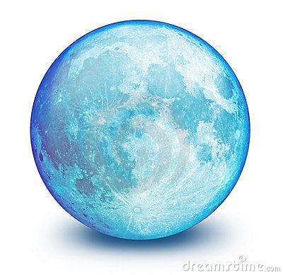 Blue Moon Sphere Royalty Free Stock Photos   Image  15609728