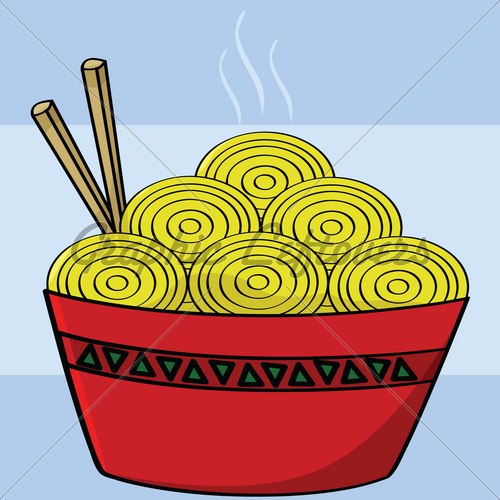 Clipart Bowl Of Noodles