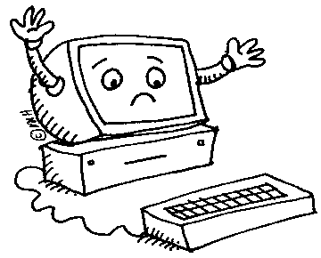 Computer Monitor Character   Clip Art Gallery