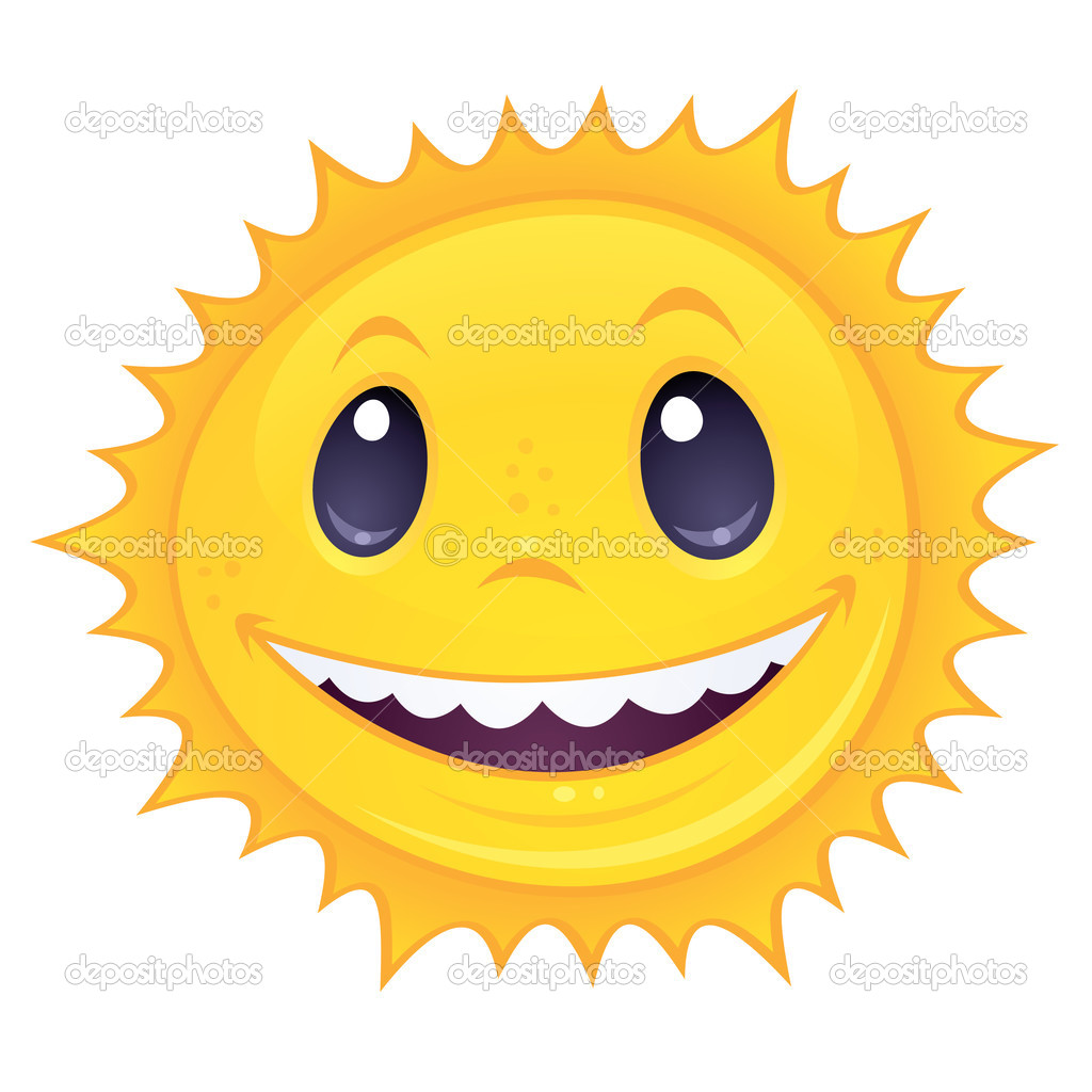 Cute Happy Sun Stock Vector Clipart Cute Happy Sun Vector   Short News    