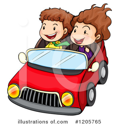 Driving Clipart  1205765 By Colematt   Royalty Free  Rf  Stock    