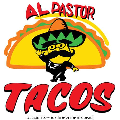 Mexican Restaurant Cartoon Vector Clipart Illustration 09879