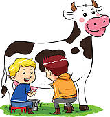Milk Cow Clip Art Illustrations  1824 Milk Cow Clipart Eps Vector