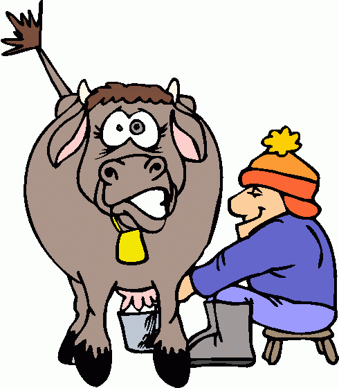 Milking Cow 6 Clipart   Milking Cow 6 Clip Art