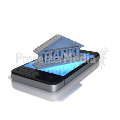 Mobile Banking   Presentation Clipart   Great Clipart For