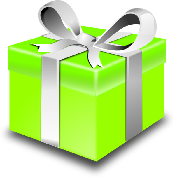 Present Or A Gift Wrapped Box   Vector Clip Art