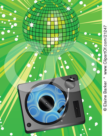Royalty Free  Rf  Clipart Illustration Of A Broken Record By Elaine