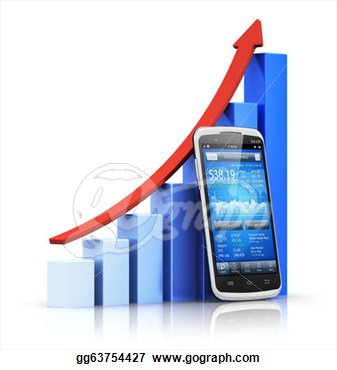Stock Illustration   Mobile Banking And Finance Concept  Clipart