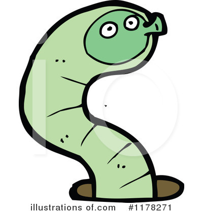 Worm Clipart  1178271 By Lineartestpilot   Royalty Free  Rf  Stock