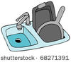Go Back   Pix For   Dirty Dishes In Sink Clipart