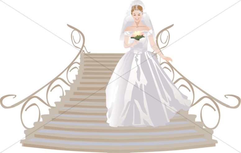 Gold Bands Showing Eternal Commitment   Christian Wedding Clipart