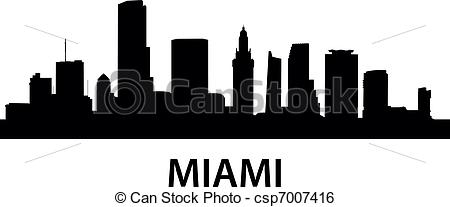 Miami Skyline Clipart   Cliparthut   Free Clipart
