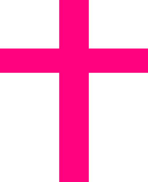 Pink Cross Clip Art Cross Pink Hi Png