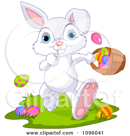 Related Pictures Clipart Cute Easter Bunny Standing Inside Split Egg