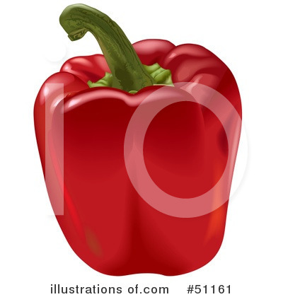 Royalty Free  Rf  Bell Pepper Clipart Illustration By Dero   Stock