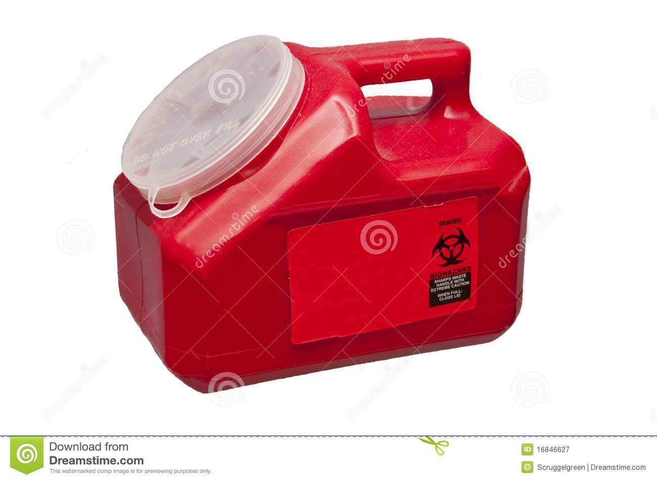 Sharps Container Royalty Free Stock Photography   Image  16846627
