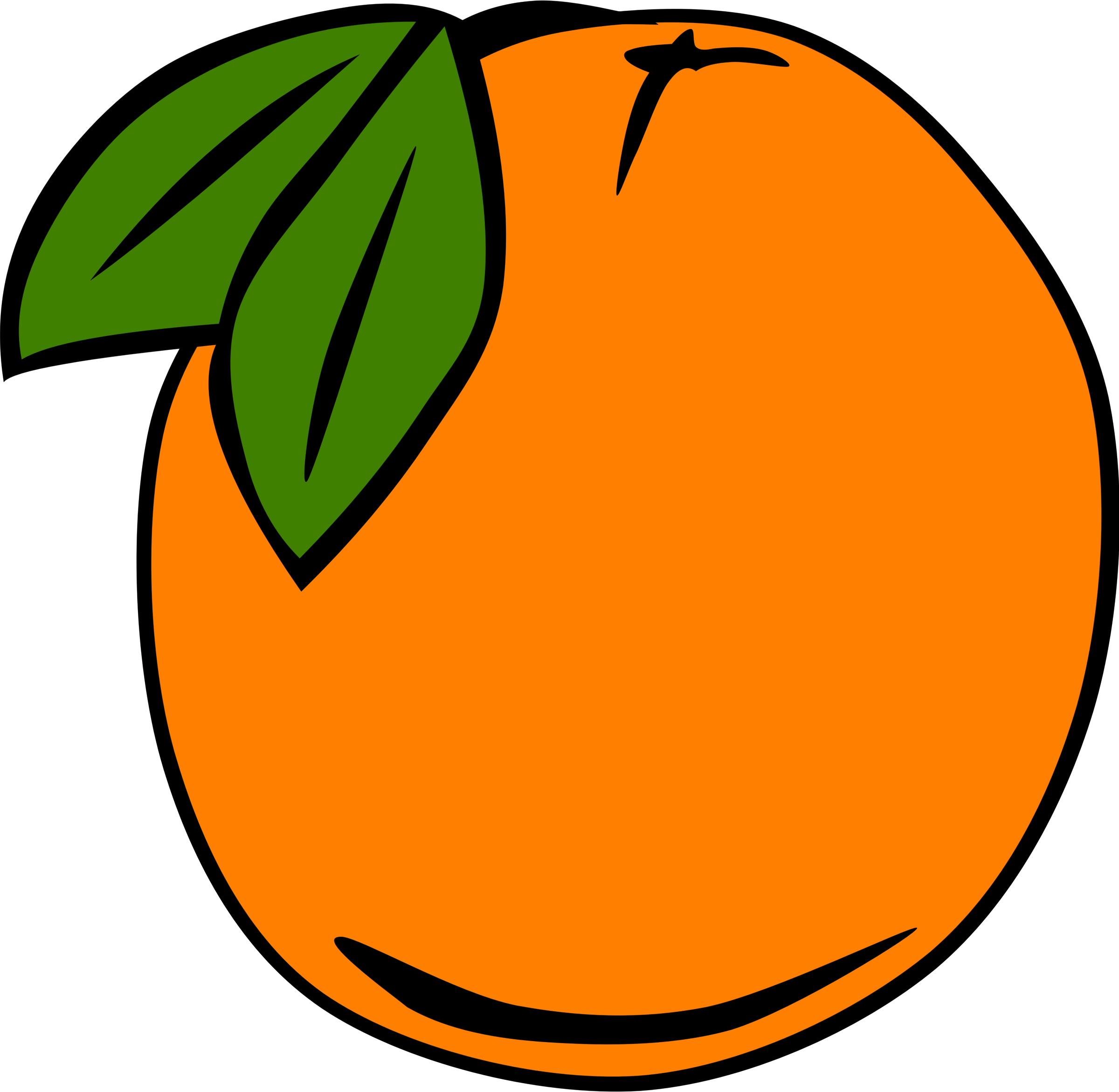 Simple Fruit Orange By Gerald G