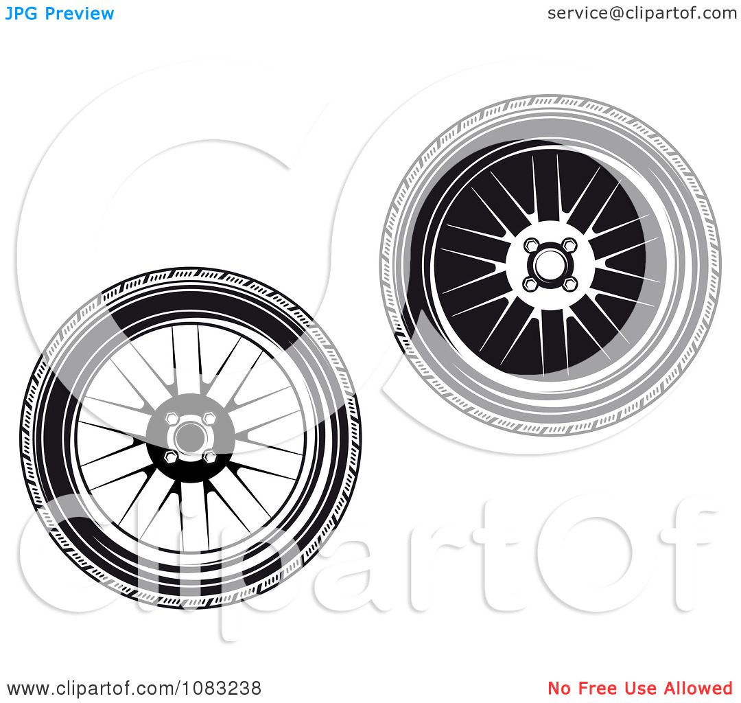 Back   Gallery For   Tire Clip Art Black And White