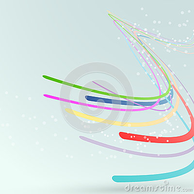 Bright Abstract Lines Streaming Background Stock Vector   Image