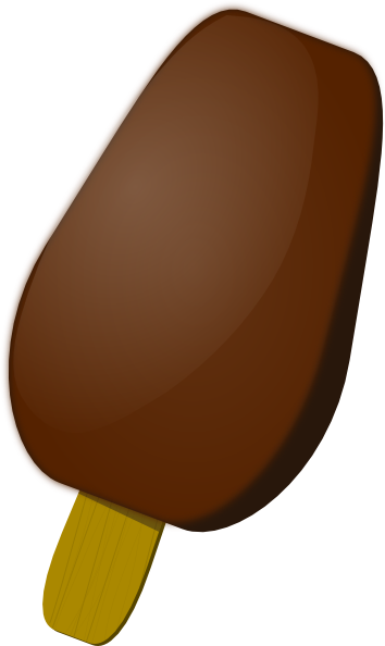 Chocolate Ice Cream Bar Clip Art At Clker Com   Vector Clip Art Online