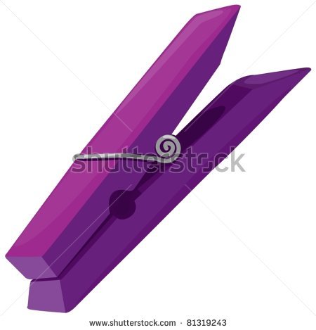 Of Isolated Clothes Peg On   Clipart Panda   Free Clipart Images