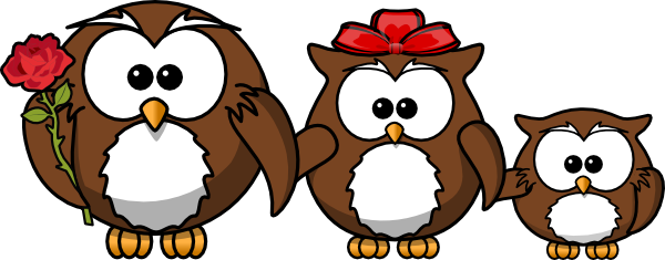 Owl Family Clip Art At Clker Com   Vector Clip Art Online Royalty    