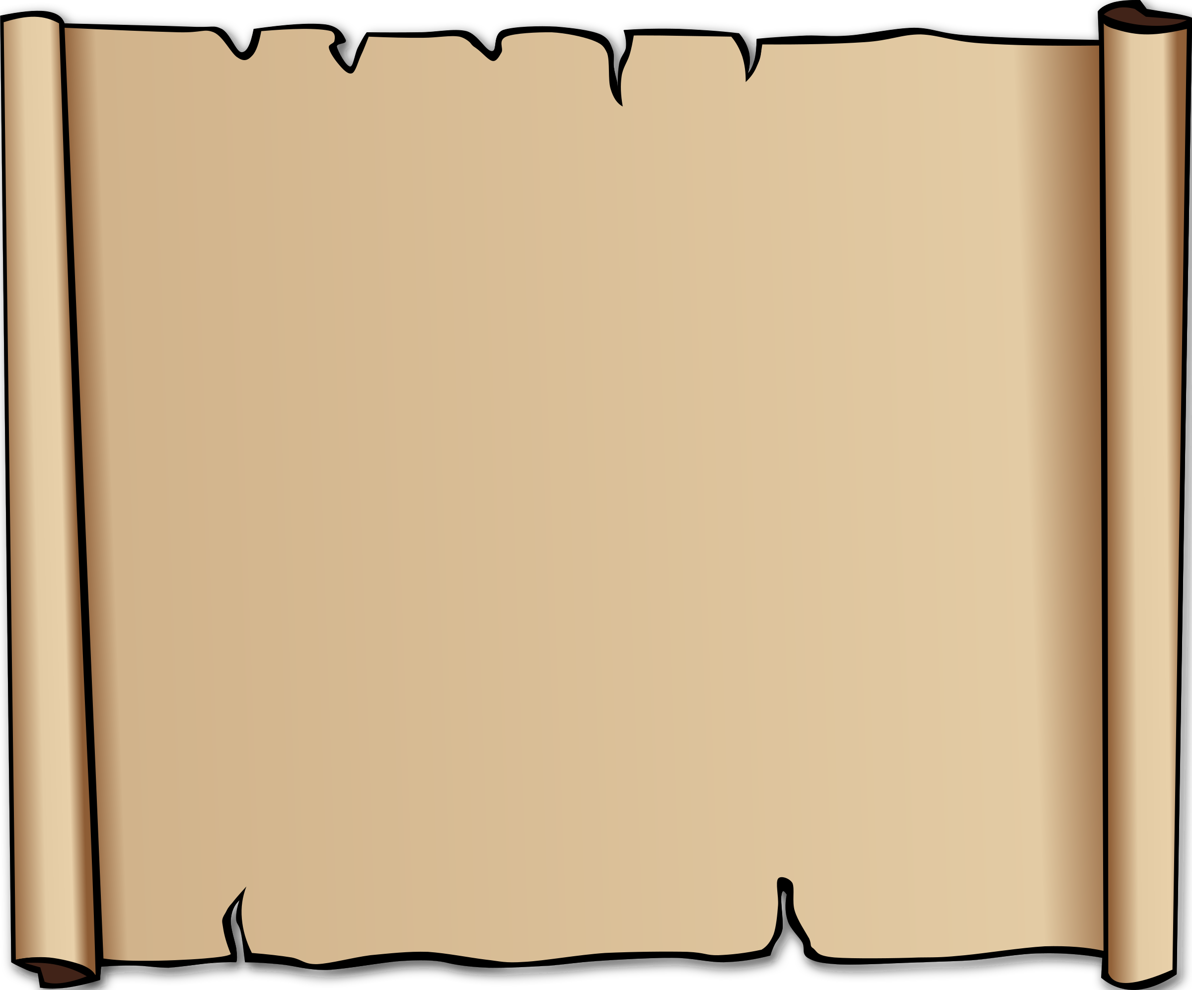 Parchment Background Or Border By Gerald G