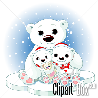 Related Polar Bears Family Cliparts  